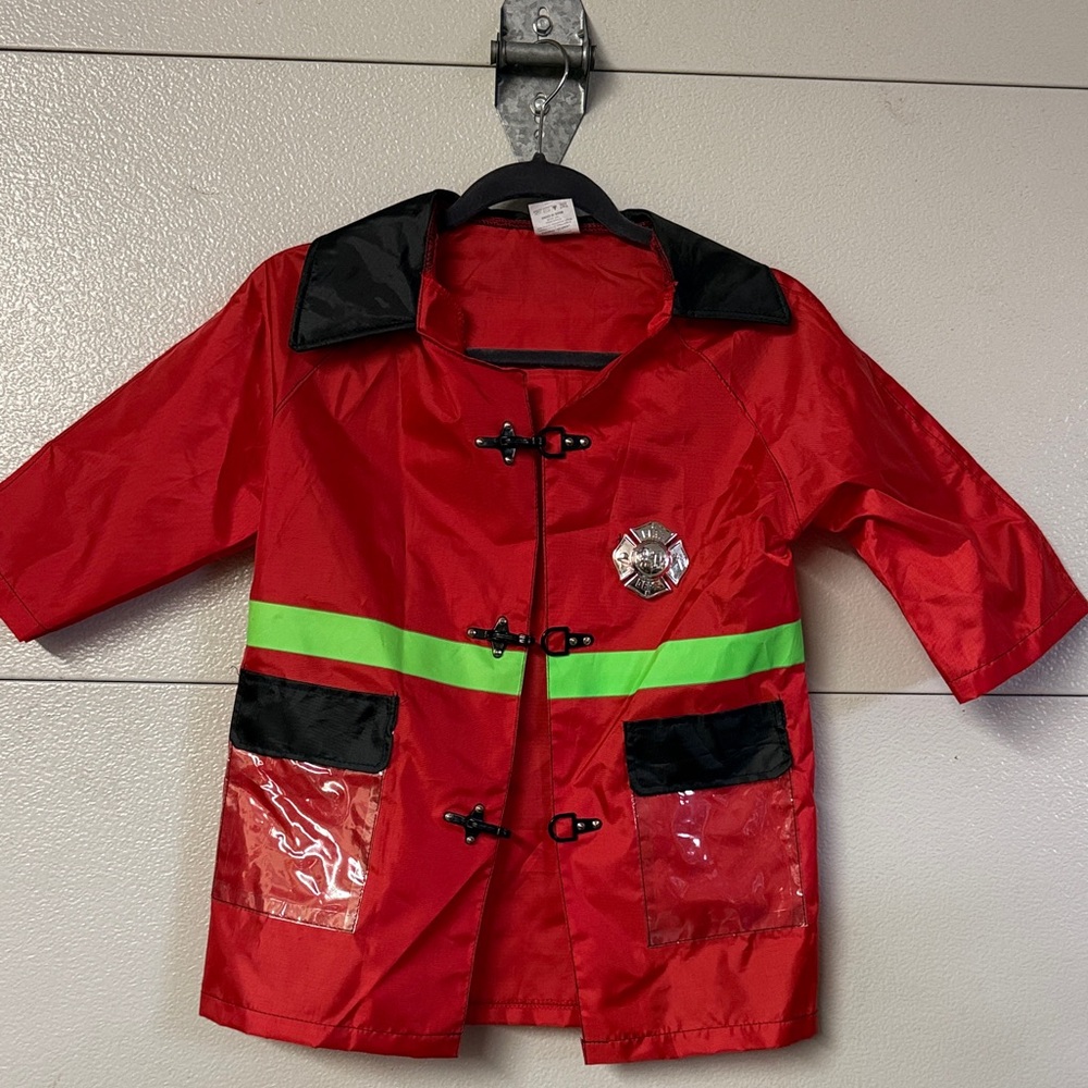 Red Firefighter Costume Jacket